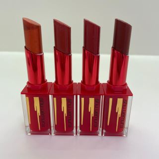 シュウウエムラ(shu uemura)のシュウウエムラ　アイアンレッド　リップ  4本セット　赤　ブラウン　オレンジ(口紅)