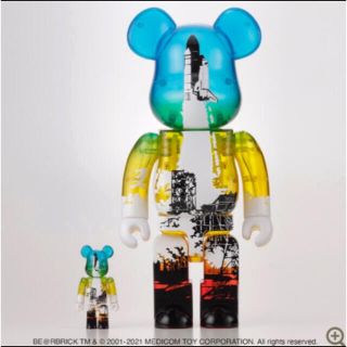 メディコムトイ(MEDICOM TOY)のSPACE SHUTTLE BE@RBRICK 100&400%(その他)