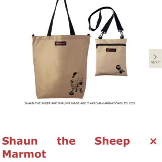 マーモット(MARMOT)のひつじのショーン✖️マーモット　サコッシュバッグ&ショルダーエコバッグ(エコバッグ)