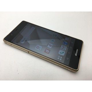 フジツウ(富士通)のSIMフリー arrows SV F-03H ゴールド ◆美品◆527(スマートフォン本体)