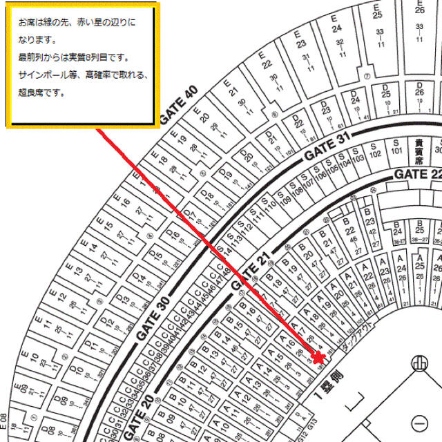 読売ジャイアンツ(ヨミウリジャイアンツ)の【yasuhiro様専用】巨人vs広島 4月24日(土) オーロラシートペア チケットのスポーツ(野球)の商品写真