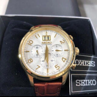 セイコー(SEIKO)の新品！SEIKO ビッグデイト クロノグラフ 腕時計(腕時計(アナログ))