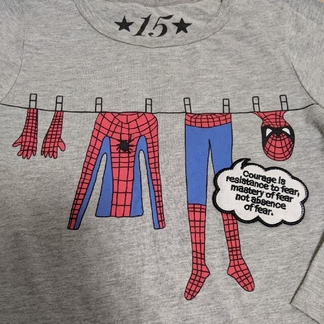 スパイダーマン　150 　ロンT キッズ/ベビー/マタニティのキッズ服男の子用(90cm~)(Tシャツ/カットソー)の商品写真