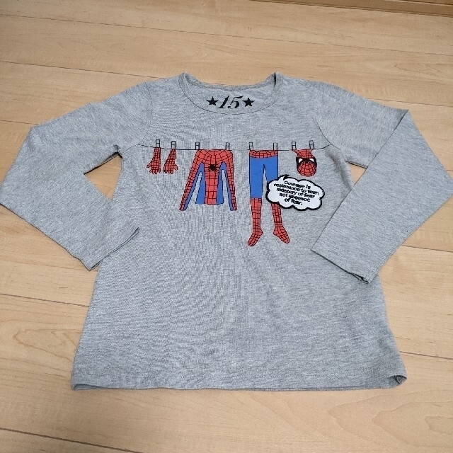 スパイダーマン　150 　ロンT キッズ/ベビー/マタニティのキッズ服男の子用(90cm~)(Tシャツ/カットソー)の商品写真