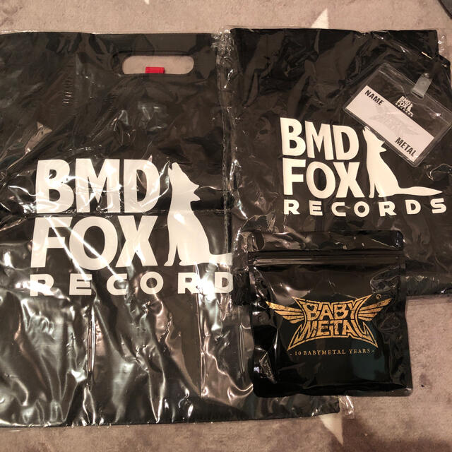 BABYMETAL BMD FOX RECORDS エコバッグ エプロン