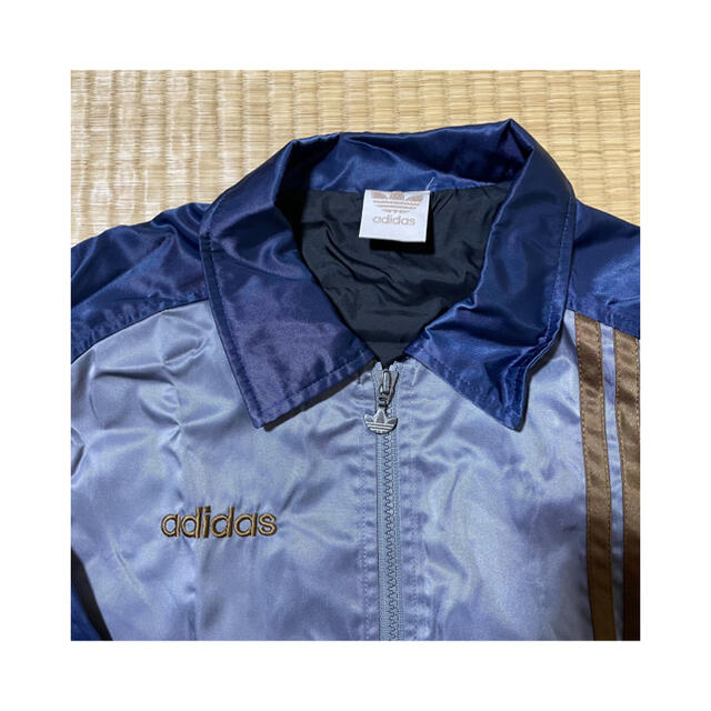 adidas(アディダス)のデサント製 adidas アディダス ナイロンジャケット ボーイズL キッズ/ベビー/マタニティのキッズ服男の子用(90cm~)(ジャケット/上着)の商品写真