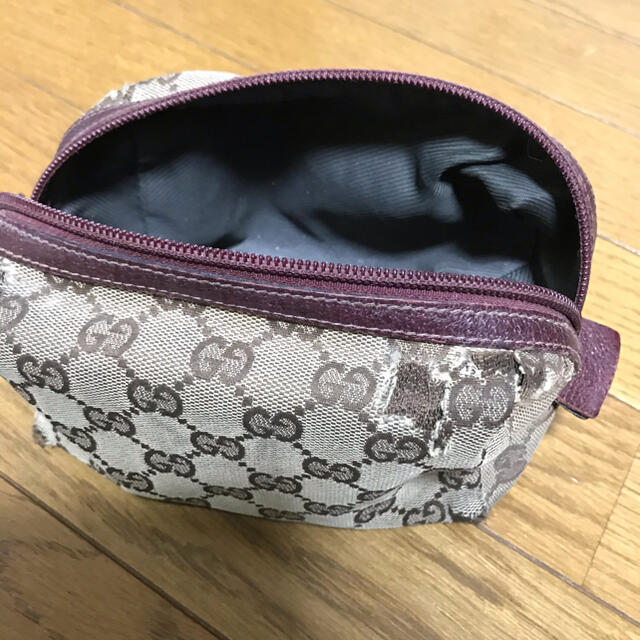 Gucci(グッチ)の断捨離なのでお値下げGUCCI化粧ポーチ レディースのファッション小物(ポーチ)の商品写真