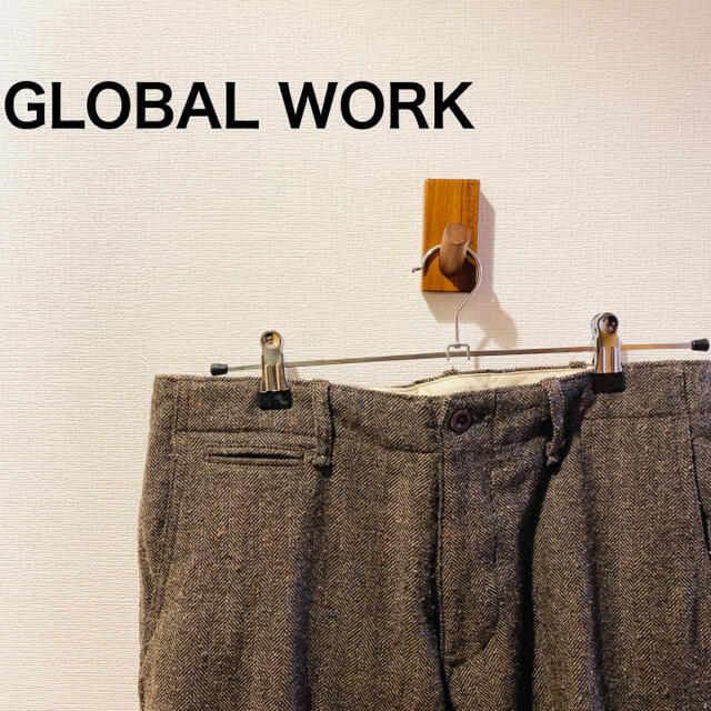 GLOBAL WORK(グローバルワーク)の【使い勝手の良い♪】グローバルワーク　ウールスラックスパンツ メンズのパンツ(スラックス)の商品写真