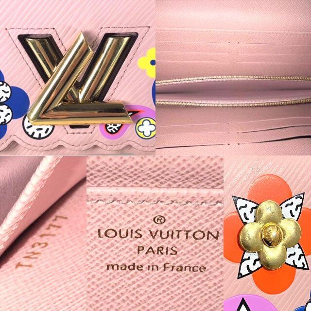 LOUIS VUITTON(ルイヴィトン)のルイヴィトン　ポルトフォイユツイスト　ローズバレリーヌ　2017年　美品☆ レディースのファッション小物(財布)の商品写真