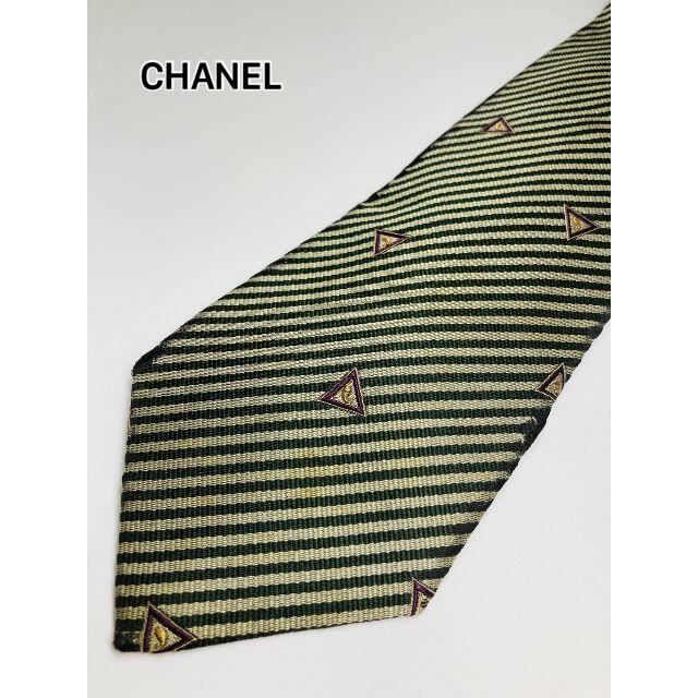 CHANEL(シャネル)のCHANEL　シャネル/SILK/絹 100%/イタリア製/ビジネス/ネクタイ メンズのファッション小物(ネクタイ)の商品写真