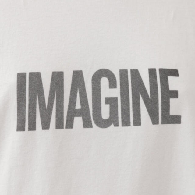 新品タグあり★CHAOS レミレリーフ別注IMAGINE プリントＴシャツ◆完売