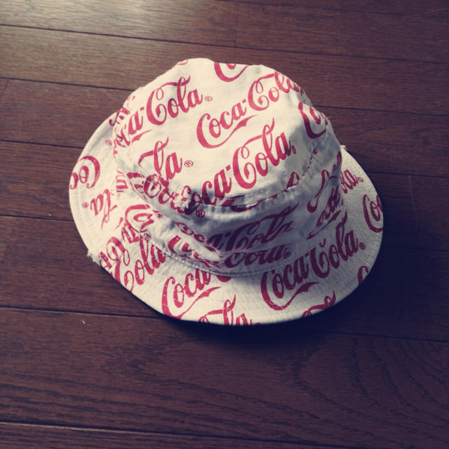 コカ・コーラ(コカコーラ)のコカコーラ キッズサイズハット キッズ/ベビー/マタニティのこども用ファッション小物(帽子)の商品写真