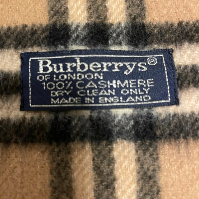 BURBERRY(バーバリー)の【美品】BURBERRY　ノバチェック柄　100％カシミヤ　フリンジマフラー メンズのファッション小物(マフラー)の商品写真