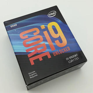 未開封 Intel Core i9-9900KF BOX-