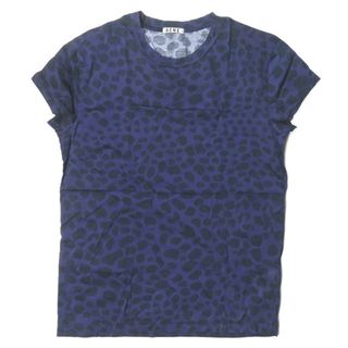 アクネ(ACNE)のACNE アクネ FINE PRINT PAW13 ドットプリントクルーネックTシャツ S パープル 半袖 トップス【中古】【ACNE】(Tシャツ/カットソー(半袖/袖なし))