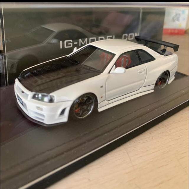 日産(ニッサン)の日産　BNR34 スカイライン　GTR 1/43 イグニッションモデル R34 エンタメ/ホビーのおもちゃ/ぬいぐるみ(ミニカー)の商品写真