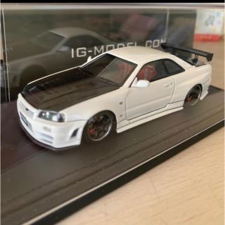 ニッサン(日産)の日産　BNR34 スカイライン　GTR 1/43 イグニッションモデル R34(ミニカー)