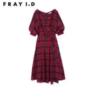 フレイアイディー(FRAY I.D)の今日香さま専用【FRAY  I.D】チェックフレアワンピース(ひざ丈ワンピース)