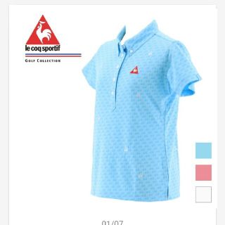 ルコックスポルティフ(le coq sportif)のルコック　ポロシャツ　レディース　M　美品(ポロシャツ)