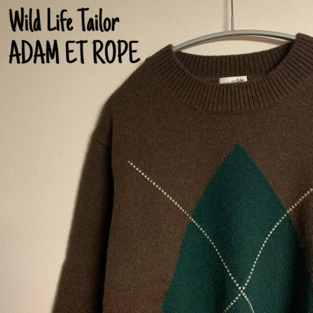 Adam et Rope'(アダムエロぺ)のWild Life Tailor ADAM ET ROPE メンズ ニット M メンズのトップス(ニット/セーター)の商品写真