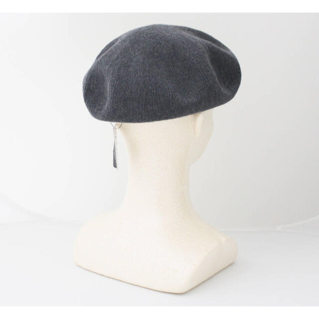CA4LA(カシラ)の《カシラ》 新品 春夏 麻混素材 ADJUST ベレー帽 サイズ調整可 灰 レディースの帽子(ハンチング/ベレー帽)の商品写真