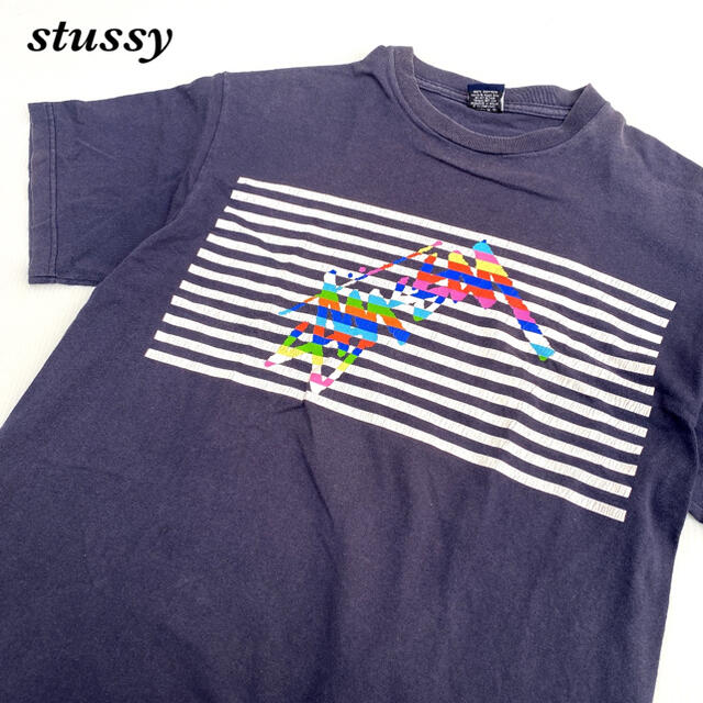 STUSSY(ステューシー)のstussy メンズ　レディース　Tシャツ　vintage レア　デカロゴ メンズのトップス(Tシャツ/カットソー(半袖/袖なし))の商品写真