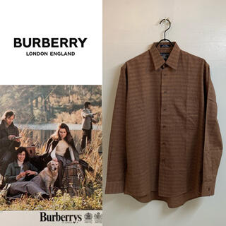 バーバリー(BURBERRY)のBURBERRYS VINTAGE バーバリー80s USA製 チェック柄シャツ(シャツ)