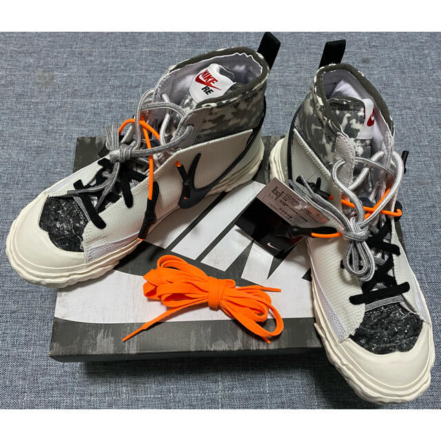 NIKE(ナイキ)のREADYMADE × NIKE BLAZER MID 24cm 白 メンズの靴/シューズ(スニーカー)の商品写真