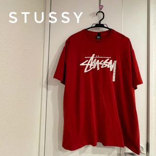 ステューシー(STUSSY)のSTUSSY XL Tシャツ 赤(Tシャツ(半袖/袖なし))