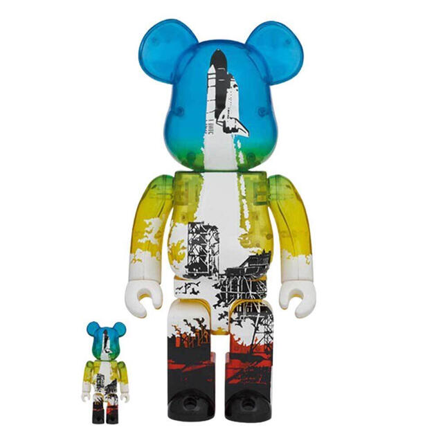 SPACE SHUTTLE BE@RBRICK 100% 400%MEDICOMTOY