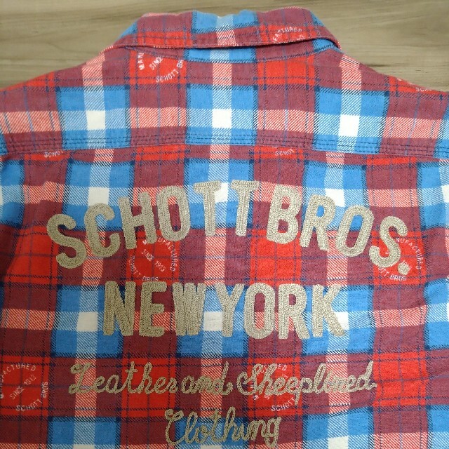 schott(ショット)のSchott　刺繍入り旧作ネルシャツ メンズのトップス(シャツ)の商品写真