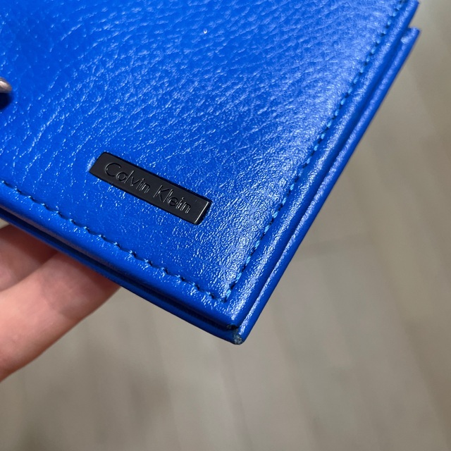 Calvin Klein(カルバンクライン)のCalvin Klein カルバンクライン　折りたたみ財布　ブルー メンズのファッション小物(折り財布)の商品写真