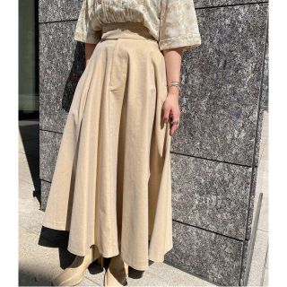 CLANE/CHAMBRAY CIRCULAR SKIRT