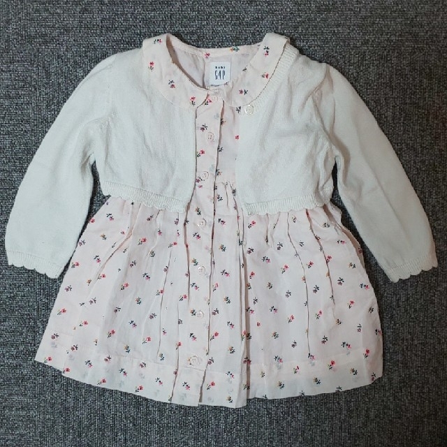 babyGAP(ベビーギャップ)のけみ様  ワンピース+ボレロセット❬パンツ付き❭ キッズ/ベビー/マタニティのベビー服(~85cm)(ワンピース)の商品写真