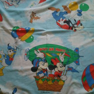 ディズニー(Disney)の専用☆ミッキーミニー ヴィンテージシーツ(生地/糸)