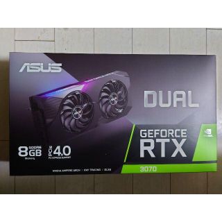 エイスース(ASUS)の未開封　ASUS Dual GeForce RTX 3070 8GB GDDR6(PCパーツ)