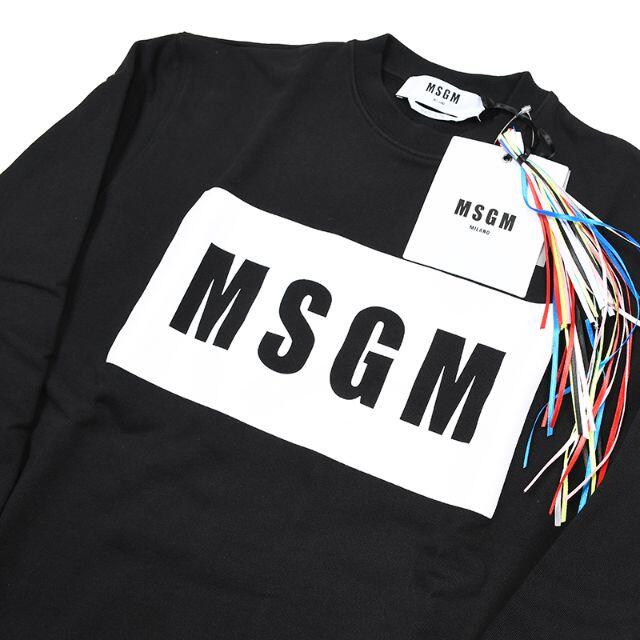 MSGM - MSGM レディース BOXロゴスウェットトレーナーSの通販 by セレクトショップ showcase芦屋｜エムエスジイエムならラクマ