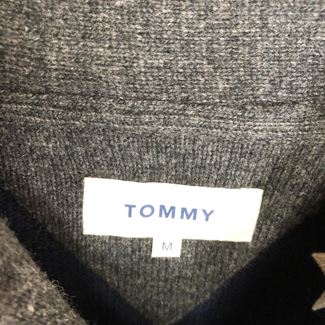 TOMMY(トミー)のTOMMY トミー　ニット　デカロゴ　USA国旗柄　ビッグシルエット　メンズM メンズのトップス(ニット/セーター)の商品写真