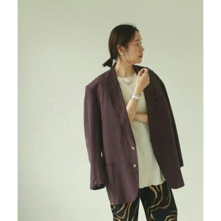 トゥデイフル(TODAYFUL)の【新品】‘21新作 TODAYFUL SatinOverJacket ジャケット(テーラードジャケット)