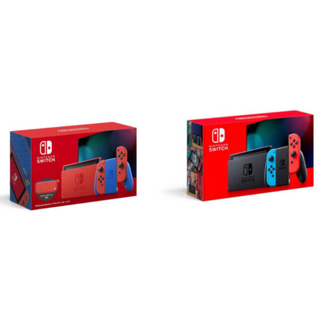 2台セット【新品】Nintendo Switch（有機ELモデル） マリオレッド