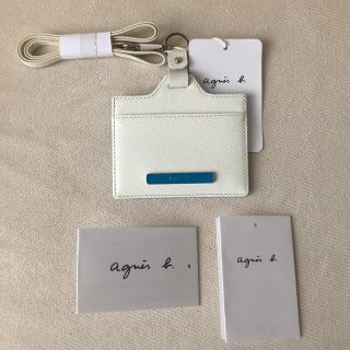 アニエスベー(agnes b.)のタグ付き新品★agnes b.アニエスベー 定価11,000円 ID/パスケース(名刺入れ/定期入れ)