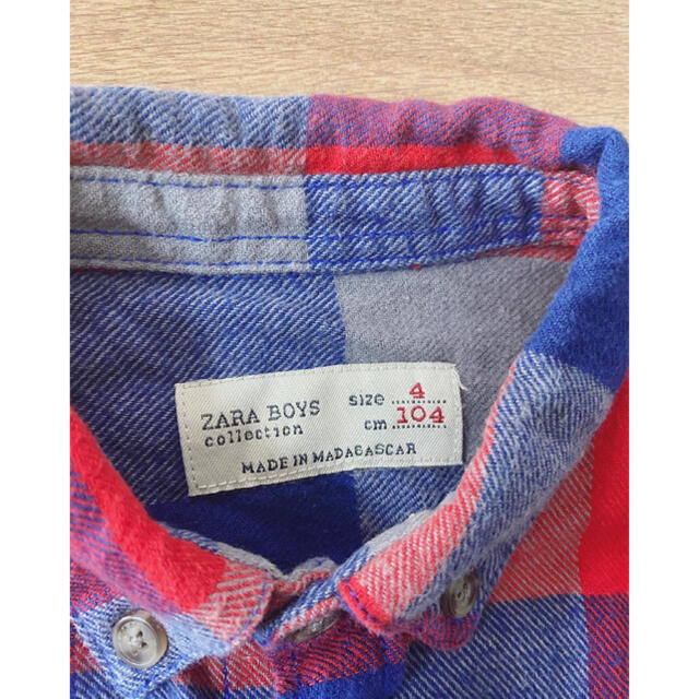 ZARA KIDS(ザラキッズ)のZARAシャツ キッズ/ベビー/マタニティのキッズ服男の子用(90cm~)(ジャケット/上着)の商品写真