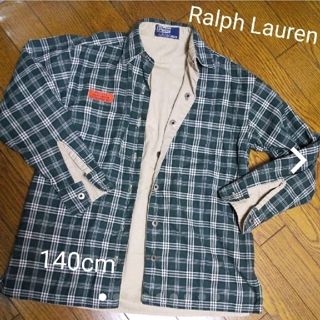 POLO RALPH LAUREN(ポロラルフローレン)のラルフローレン シャツジャケット リバーシブル 140cm キッズ/ベビー/マタニティのキッズ服男の子用(90cm~)(ジャケット/上着)の商品写真