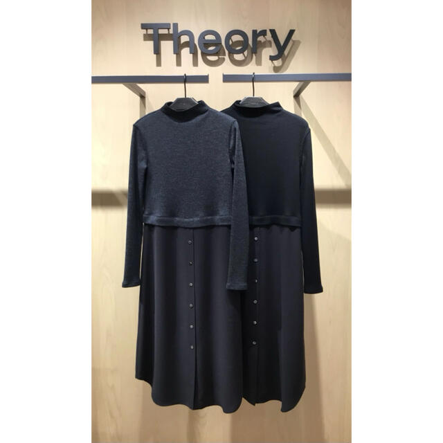 theory(セオリー)のTheory 20ss 異素材コンボワンピース レディースのワンピース(ロングワンピース/マキシワンピース)の商品写真