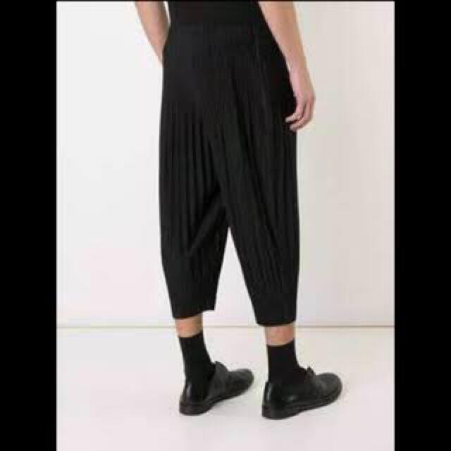 HOMMEPLISSE ISSEY MIYAKEプリーツテーパードサルエルパンツ 良質