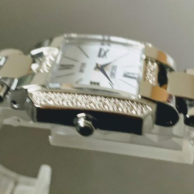 ダイヤモンド セイコー  ソーラー スクエア レディース腕時計