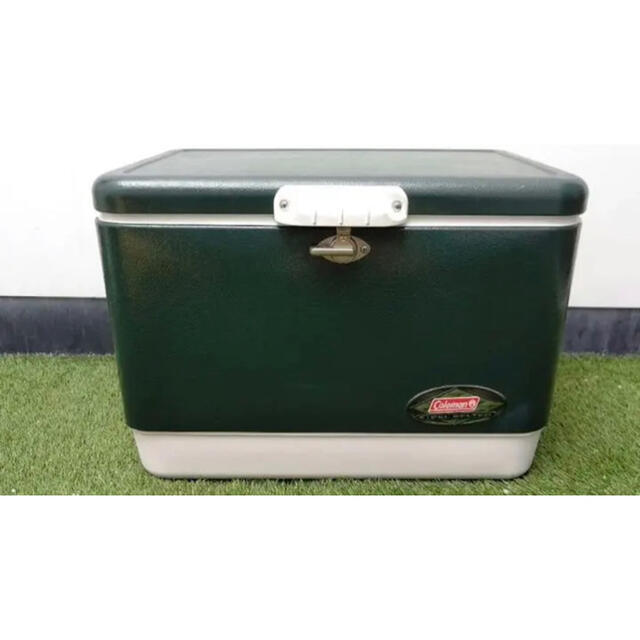 ○美品 コールマン スチールベルトクーラー 54QT グリーン