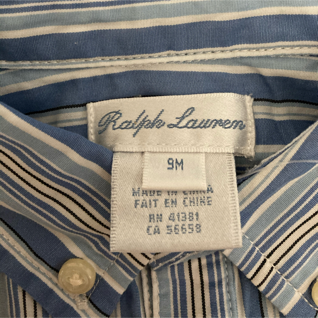 Ralph Lauren(ラルフローレン)の再値下げ【新品】早い者勝ち！RALPH 半袖　ロンパース　6-9m(70cm) キッズ/ベビー/マタニティのベビー服(~85cm)(ロンパース)の商品写真