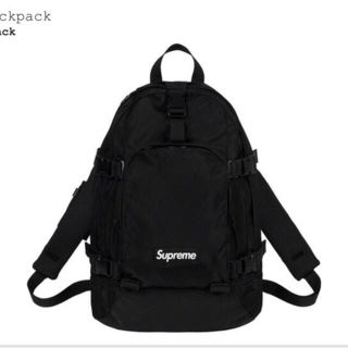 シュプリーム(Supreme)の美品　Supreme Backpack Black シュプリーム　リュック(バッグパック/リュック)