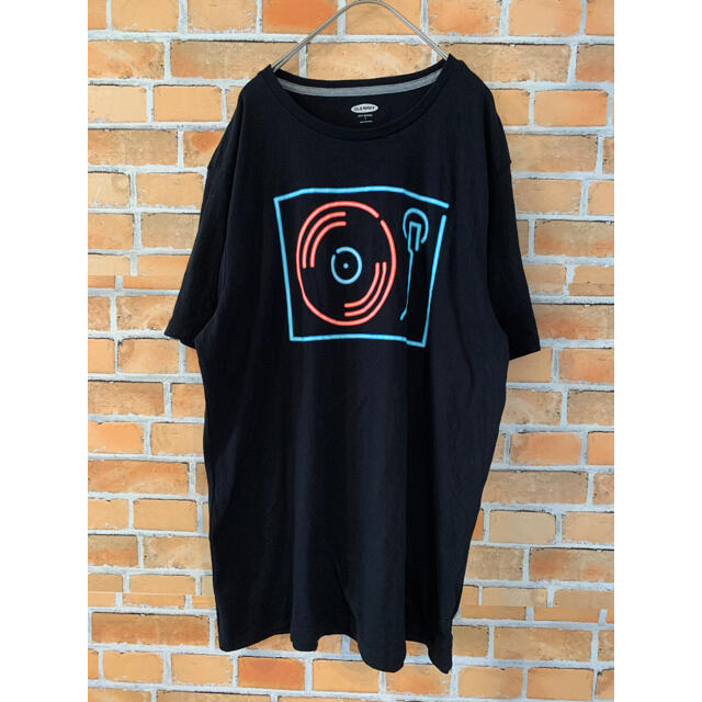 Old Navy(オールドネイビー)の【OLDMAVY】 オールドネイビー dj Tシャツ L 黒 アメリカ古着  メンズのトップス(Tシャツ/カットソー(半袖/袖なし))の商品写真